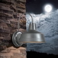thumbnail image 4 of Portfolio Ellicott 13.12-in H Galvanized Dark Sky Outdoor Wall Light, 4 of 4