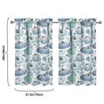 thumbnail image 4 of Fall Kitchen Curtains 39 Inch Short - 32Panel Set, Autumn Harvest Print, Rod Pocket Window Treatment for Thanksgiving, Farmhouse, Cafe, Living Room - Machine Washable, 4 of 4