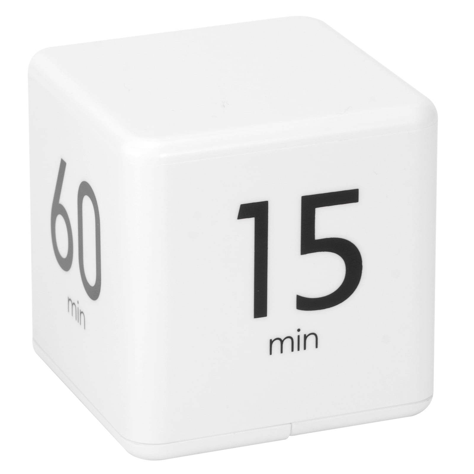 1 3 5 10 Cube Timer 15 20 30 60 Minuti Intervallo Pomodoro Timer per Studio Cucina Allenamento Gioco,Bianco