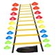 thumbnail image 4 of Escalera de agilidad resistente para entrenamiento con bolsa de transporte. Ejercicio de pies multiusos que mejora Amarillo, 4 of 9