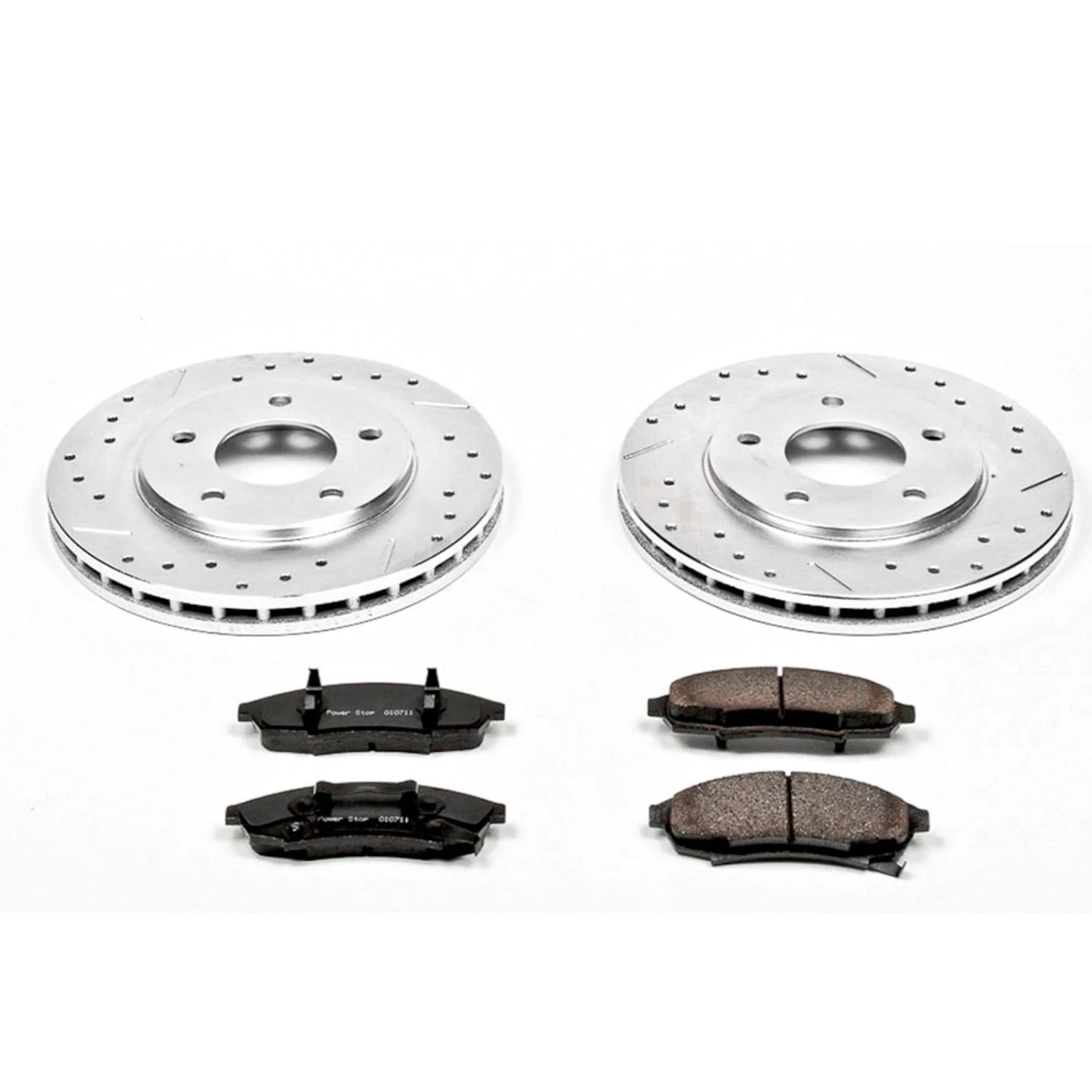 PowerStop Front Z23 Evolution Sport Carbon-Fiber Ceramic Brake Pad and Drilled & Slotted Rotor Kit Fits: BUICK CHEVROLET OLDSMOBILE PONTIAC Select Models K1498