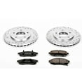thumbnail image 3 of PowerStop Front Z23 Evolution Sport Carbon-Fiber Ceramic Brake Pad and Drilled & Slotted Rotor Kit Fits: BUICK CHEVROLET OLDSMOBILE PONTIAC Select Models K1498, 3 of 10