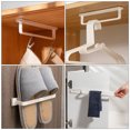 thumbnail image 4 of Toallero autoadhesivo sin taladro, gancho adhesivo para colgar toallas de mano, toallero moderno, toallero de baño blanco, 4 of 6