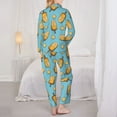 2 Piece Womens Pajama Sets lemon ice cream Soft Sleepwear Comfy