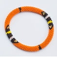 thumbnail image 3 of Set of 3 Handmade Boho Crochet Glass Beaded Roll-On Bracelets from Nepal | Women’s Fashion Jewelry Accessories for Daily Wear, 3 of 6