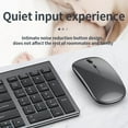 thumbnail image 2 of Gray Bluetooth 5.0 & 2.4G Wireless Keyboard Mouse Combo Rechargeable Full Size Wireless Keyboard for Notebook Laptop, 2 of 6