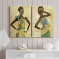 thumbnail image 5 of Tribal Vision I Premium Gallery Wrapped Canvas - Ready to Hang - Set of 2 - 8 x 12 Each, 5 of 9