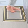 thumbnail image 2 of Unique Bargains Kitchen Rugs Kitchen Mats Non Skid Washable Machine Washable Standing Mats Grey 18" x 32", 2 of 6
