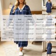thumbnail image 3 of Stamzod Women's Nightgowns & Sleepshirts Long Sleeve Plus Size House Dress V Neck Lace Trim Bow Ruffle Night Dress XXXXL, 3 of 7