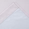 thumbnail image 3 of 2 Piece 100% Blackout Insulated Rod Pocket Kitchen Curtain Tiers Set for Small Windows 36" Long, Light Pink, 3 of 5