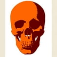 thumbnail image 3 of CafePress - Orange Skull Ash Grey T Shirt - Men's Classic Graphic T-Shirt, 3 of 4