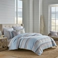 thumbnail image 3 of Levtex Home - Santander Comforter Set - Twin Comforter + One Standard Pillow Cases - Grey, Chambray, Blue, White - Jacquard - Comforter (68 x 88in.) and Pillow Case (26 x 20in.) - Cotton, 3 of 4