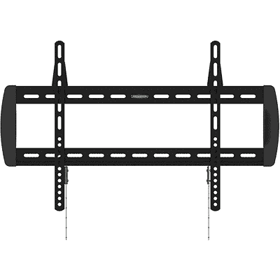 LED 41014 Black XtremPro TV Wall Mount Bracket Low-Profile Fixed Tilting 10° for Flat Screen 32-55 Inch LCD 4K Plasma Flat Screen TVs Load Capacity 99 lbs 