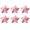 Pink, variant on Nautical Starfish Ceramic Drawer Pulls for Kitchen Cabinet Dresser Cupboard Wardrobe, Beach/Ocean Theme Knobs, 6 Pack