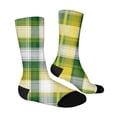 thumbnail image 4 of Onlysocks St. Patrick's Day Socks for Womens, Funny Novelty Fashion Breathable Lucky Green Shamrock Slipper Socks, A, 4 of 6