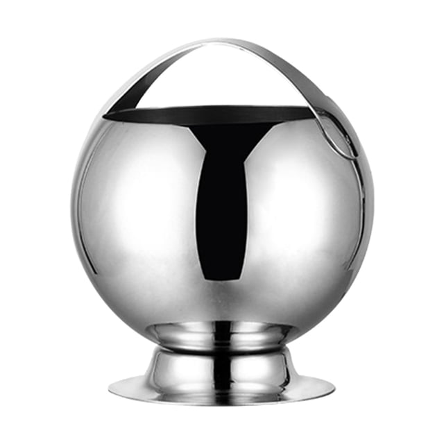 Cubo de de acero inoxidable, enfriador de botels de vino, tazón enfriador , portátil para bebidas de vino, barra de bebidas para fiesta 1.2L Pta Sunnimix cubo de hielo de cerveza