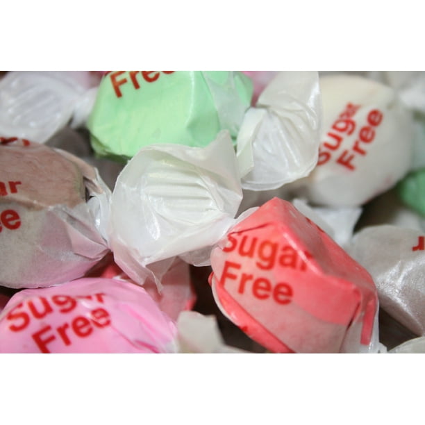 BAYSIDE CANDY SWEETS SUGAR FREE SALT WATER TAFFY ASSORTED, 1LB