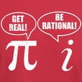 thumbnail image 3 of CafePress - Get Real Be Rational Dark T Shirt - Men's Classic Graphic Cotton T-Shirt, 3 of 4