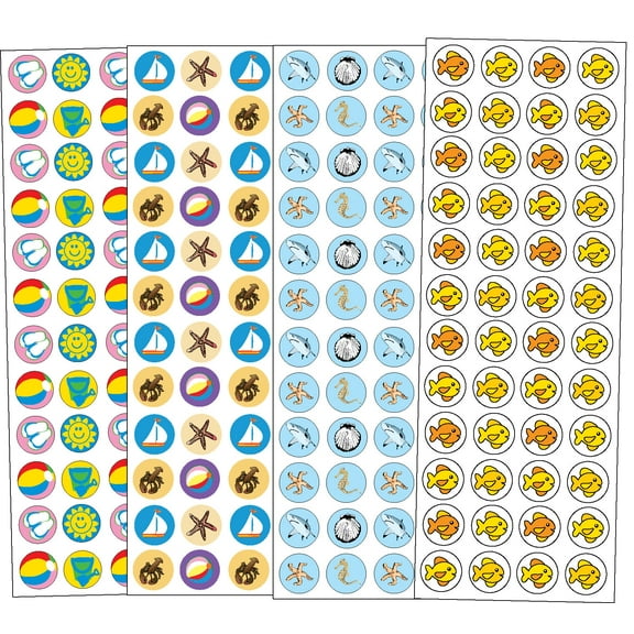 SHAPES ETC. Sticker Set - Beach