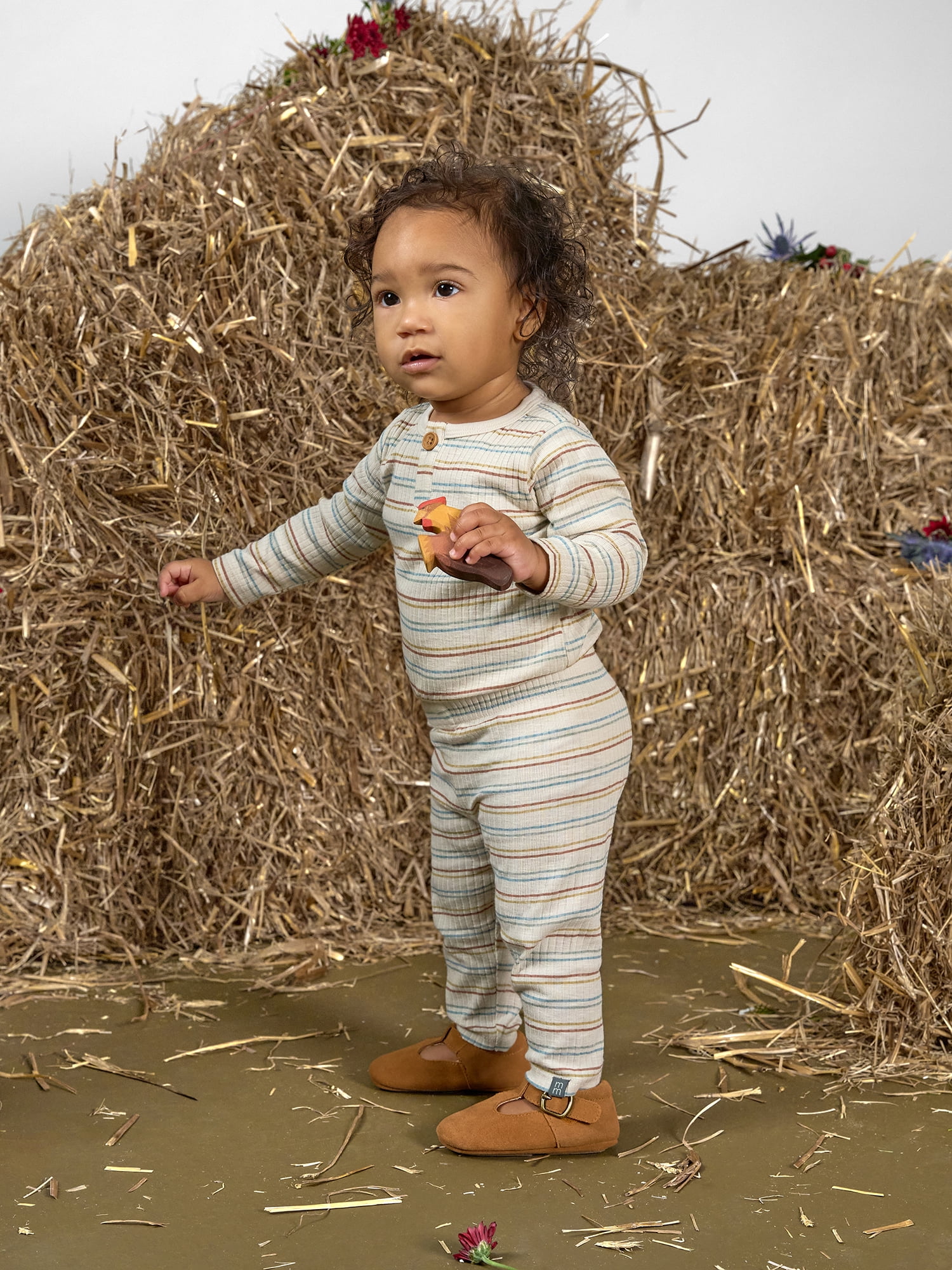 Modern Moments by Gerber Gender Neutral 3-Piece Outfit Set, Sizes 0/3 Months - 24 Months