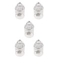 thumbnail image 1 of Guardoinrt Electroplated Metal Birdcage Shape Tea Light B- Candle Holder Silver Type B 5Set, 1 of 6