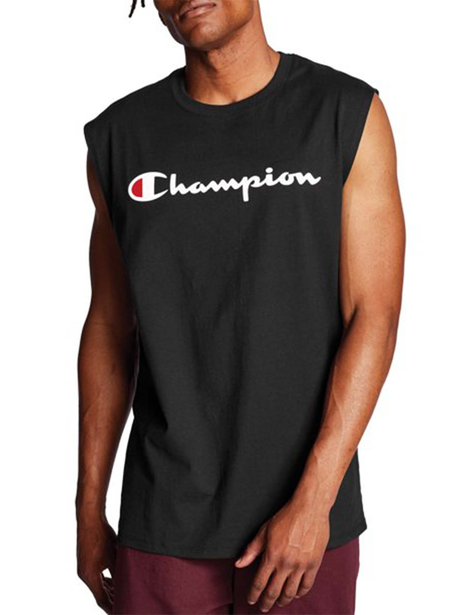 Champion Men's Athletics Classic Jersey Tee USA Script Logo 