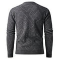 thumbnail image 5 of UVEASISHA Slim Fit Sweaters for Men Big and Tall Turtleneck Pullover Sweater Ribbed Knit Casual Thermal Underwear Soft Stretchy Knitted Tops Dark Gray XL, 5 of 5