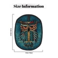 thumbnail image 3 of Pofeuu Owl In Blue Print Silicone Pot Mat Mitten With Hanging Loop Heat Resistant Oven Mitts Non-Slip Bbq Baking Smoking Potholders, 3 of 7