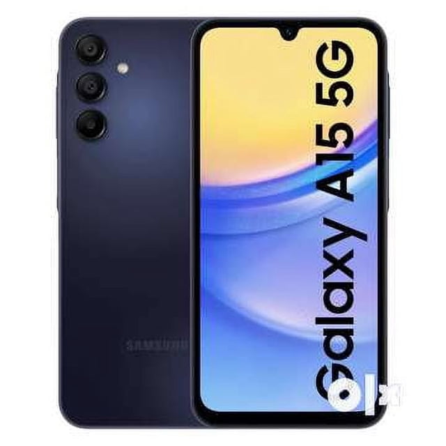 Samsung Galaxy A15 4G de 6,5", 128 GB, 6 GB de RAM, GSM, Desbloqueado (sin CDMA), SM-A155M/DSN (Versión Internacional), Azul Marino.