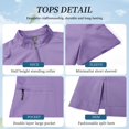 thumbnail image 2 of VIAOLI Scrubs for Women Set-Zipper Collar top & Straight Pants Scrubs set Medical Nursing uniforms Clearance, 2 of 7