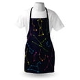 thumbnail image 3 of Constellation Apron Colorful Astronomic Illustration Science Ursa Major Minor Polaris Celestial, Unisex Kitchen Bib Apron with Adjustable Neck for Cooking Baking Gardening, Multicolor, by Ambesonne, 3 of 3