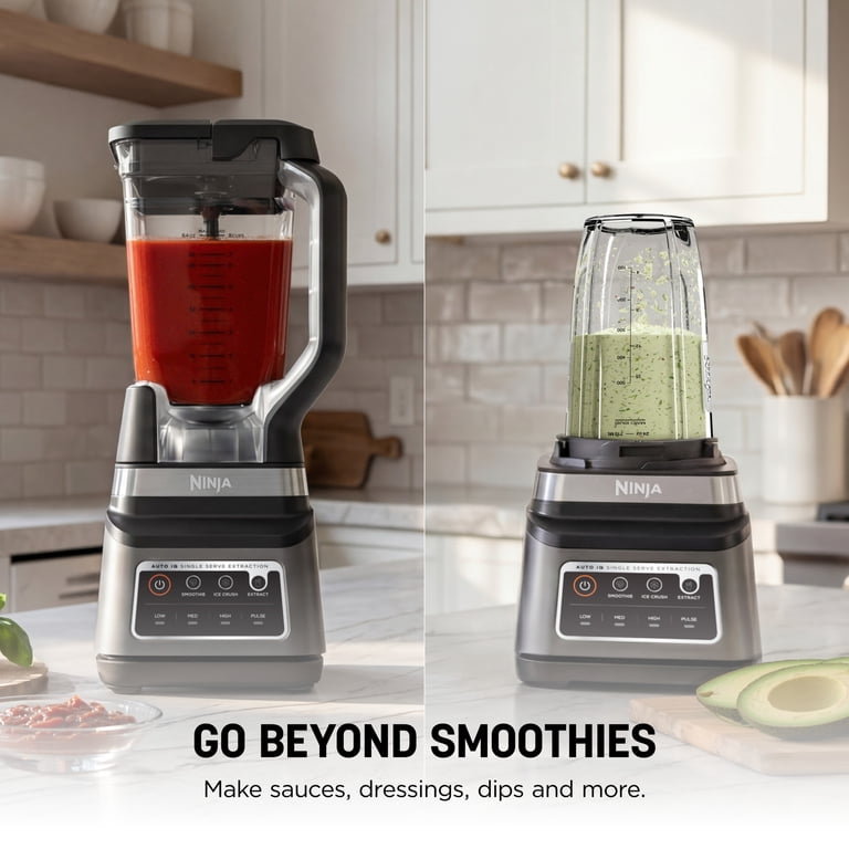 Ninja 1500 W 72 oz Blender, Black with Auto-iQ Technology