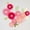Blush/Pink, variant on Efavormart Set of 21 Tissue Paper Pom Poms Decor Kit – White Pink 3D Chrysanth Floral Wall Decor with Butterflies & Olive Leaves - 8",10",12"