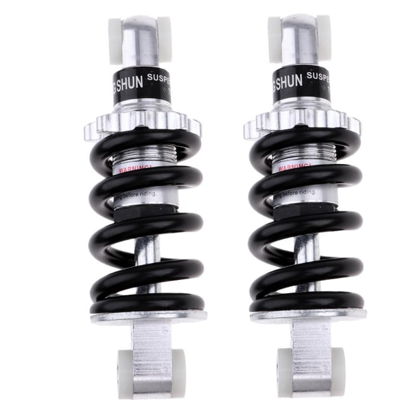 2 Piezas De Amortiguadores Ajustables Universales Para Go Kart / Bike SM SunniMix Mini bicicleta amortiguador trasero