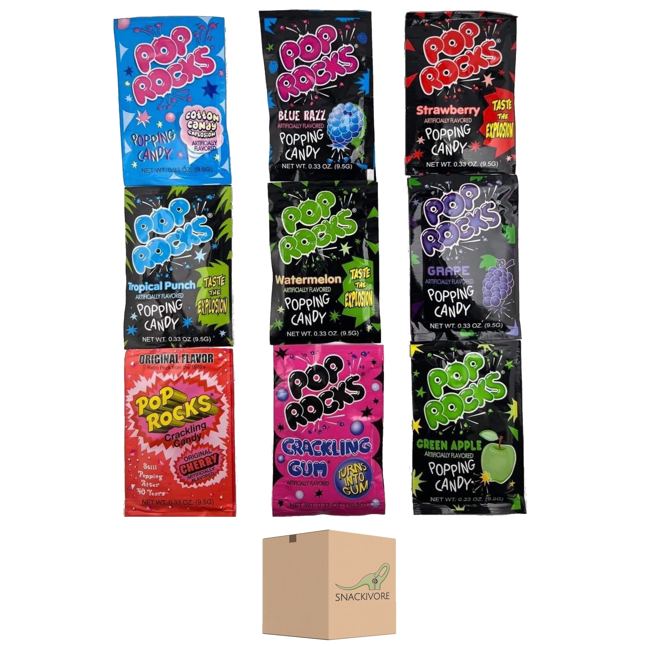 Pop Rocks Variety 9 Flavors Set with One Pouch Each - Walmart.com