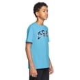 thumbnail image 2 of Remera Messi para niños corte slim fit con gráfico de algodón mezcla azul aire, 2 of 2