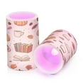 thumbnail image 7 of Yayeee Flameless Candles with Remote Flickering Battery Operated Multi Color Changing, Fall Beige Pumpkin, 7 of 7