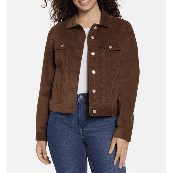 Gap Women's Corduroy Jacket - Emperador Brown - Size Medium