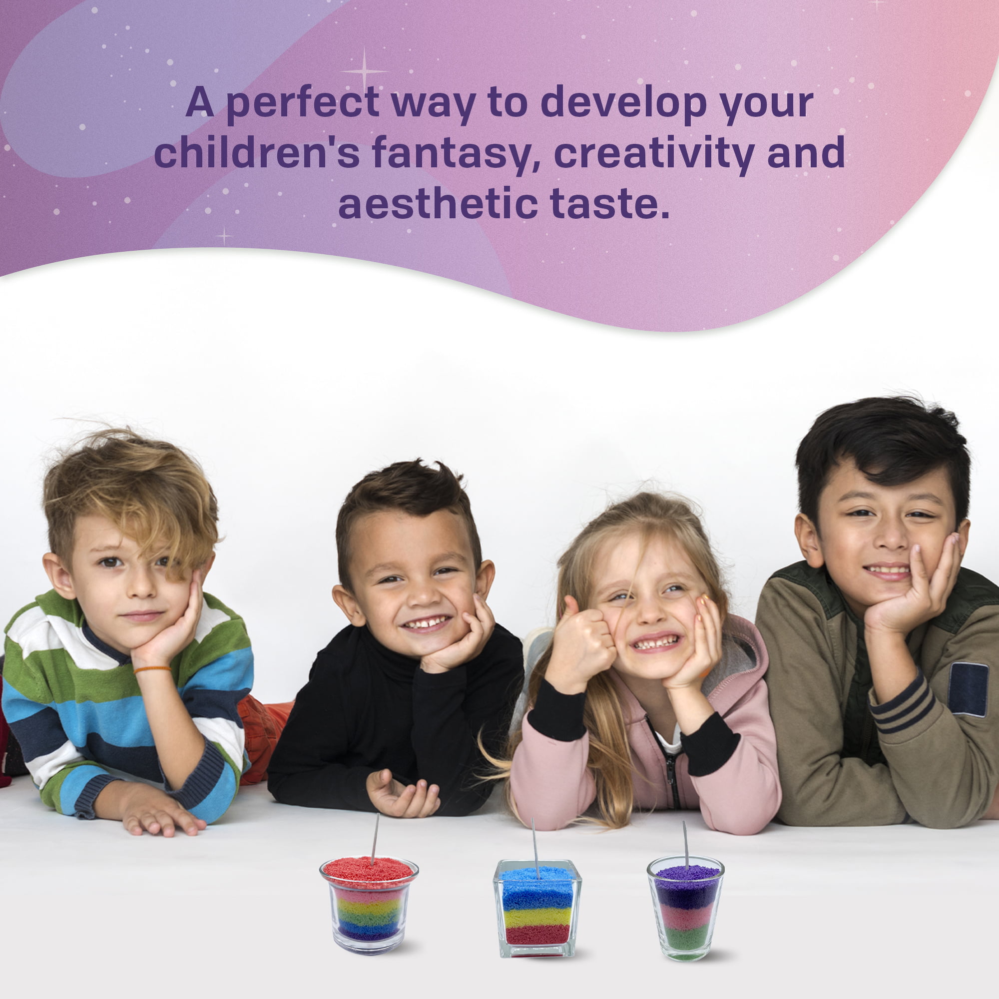 Kids Painting Kit DIY Candle Making Kit For Age 8-10 Years Old Girls and  Boys