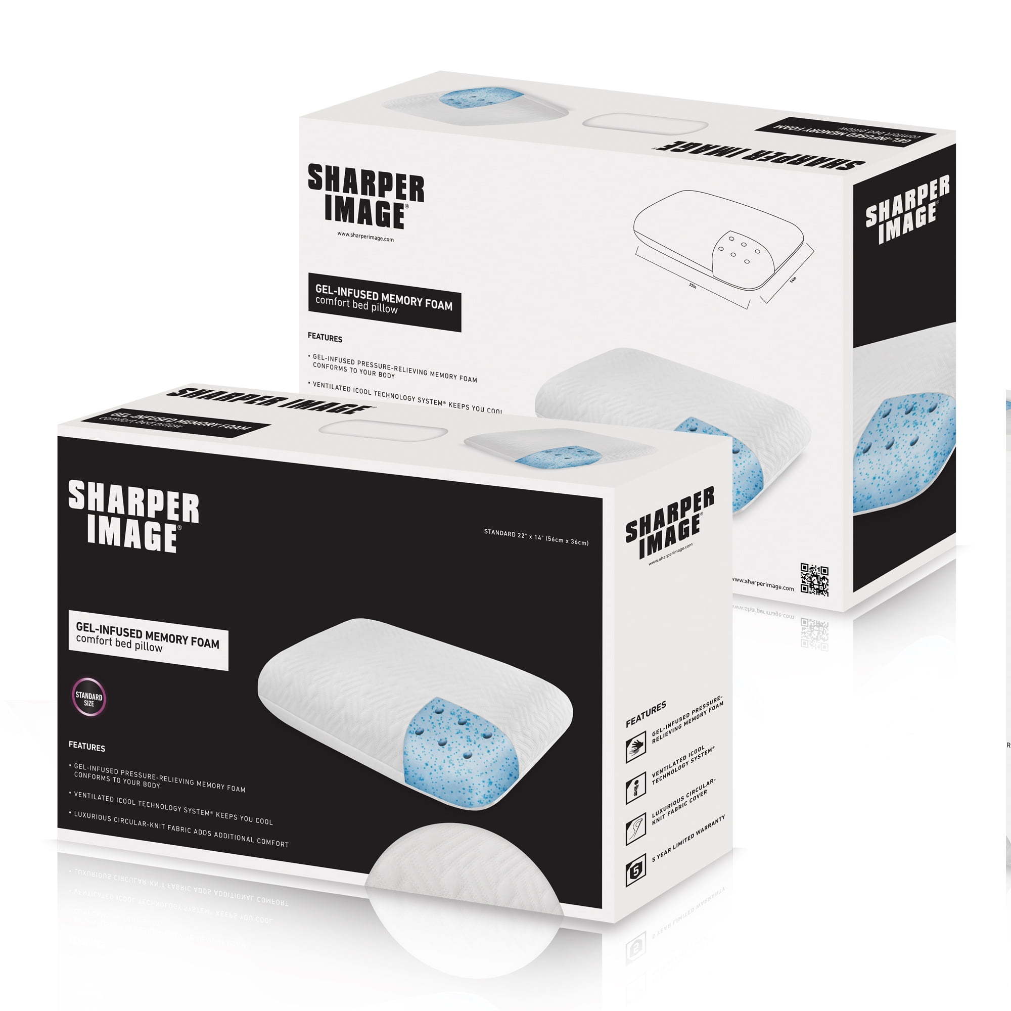 Cooling Foam Leg Pillow @Sharper Image