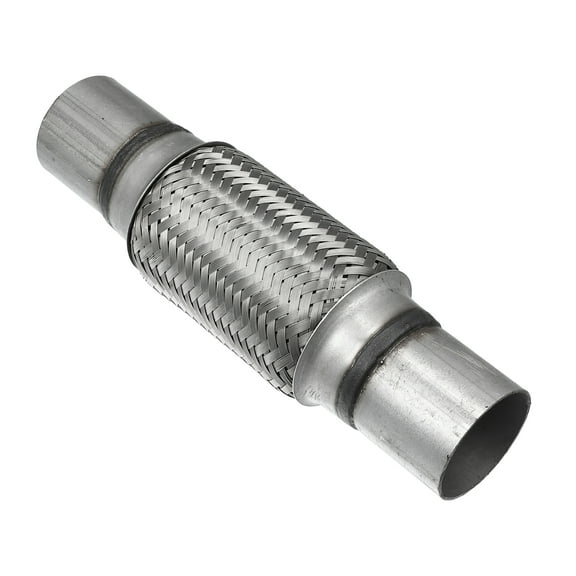 Unique Bargains 2"x6"x10" Car Exhaust Flexible Tube Universal Exhaust Joint with Welding Extension Pipe Stainless Steel