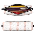 thumbnail image 2 of Yiaed Poodle Dog Print Leather Pencil Case - Leather Pen Pencil Holder - Elegant & Practical Pencil Pouch for Work & Office, 2 of 7