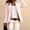 Pink, variant on Women's Lightweight Button Front Blazer Casual Office Oversized Blazer White S