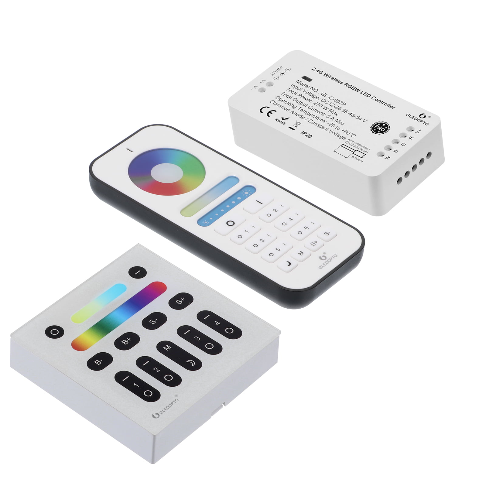 6-zone Remote ZIGBEE RGB+CCT Controller 5050 Led Strip Light Plug for Alexa 