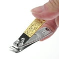 thumbnail image 2 of Unique Bargains 6 Pcs Round Tail Nail Clippers Set Toenail Clippers Gold Tone, 2 of 5