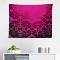 thumbnail image 1 of Magenta Tapestry, Abstract Striped Psychedelic Motif Fashion Gradient Retro Structured Grid Modern Art, Fabric Wall Hanging Decor for Bedroom Living Room Dorm, 2 Sizes, Magenta, by Ambesonne, 1 of 1