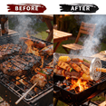 thumbnail image 4 of Gyugmhao Grill Basket Set,Rolling Grill Baskets for Outdoor Grill,Stainless Steel Folding Portable Outdoor Camping Rack for Fish,Shrimp,Vegetables,Cooking Accessories,Gifts for Dad,Friends, 4 of 8