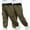 Army Green, variant on 2Pc Boys Cargo Pants Stretch Elastic Waist Pants Multi Pockets Skinny Cargo Pants Tapered Sweatpants Outdoor Casual Joggers Pants Green 3T Pantalones Cargo Para Niños