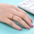thumbnail image 2 of Fashion Simple Bread Thread Personality Round Three-color Stitching Ring Titanium Steel Ring, 2 of 7