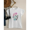 thumbnail image 3 of Anime Couple Sweet Kiss T-Shirt Women -Image by Shutterstock, Female x-Large, 3 of 4